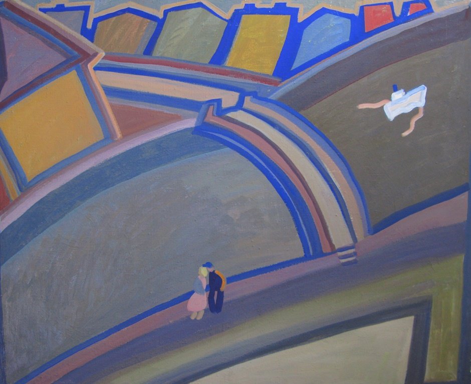 Наталья Жилина Памяти Арефьева 2003, холст, масло, 121х100 см