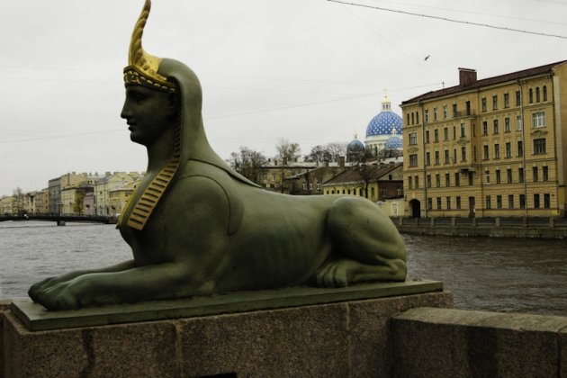 Египетский мост Спб фото