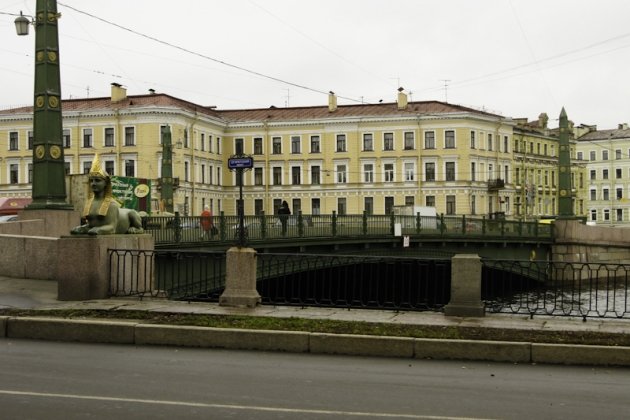 Египетский мост Спб фото