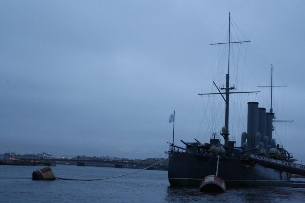 Крейсер Аврора в Санкт Петербурге
